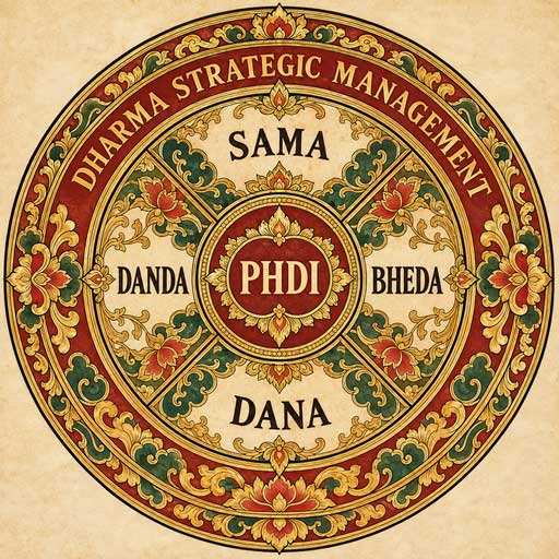 Mandala PHDI dan Catur Naya Sandhi dalam Dharma Strategic Management: Sama, Bheda, Dana, dan Danda