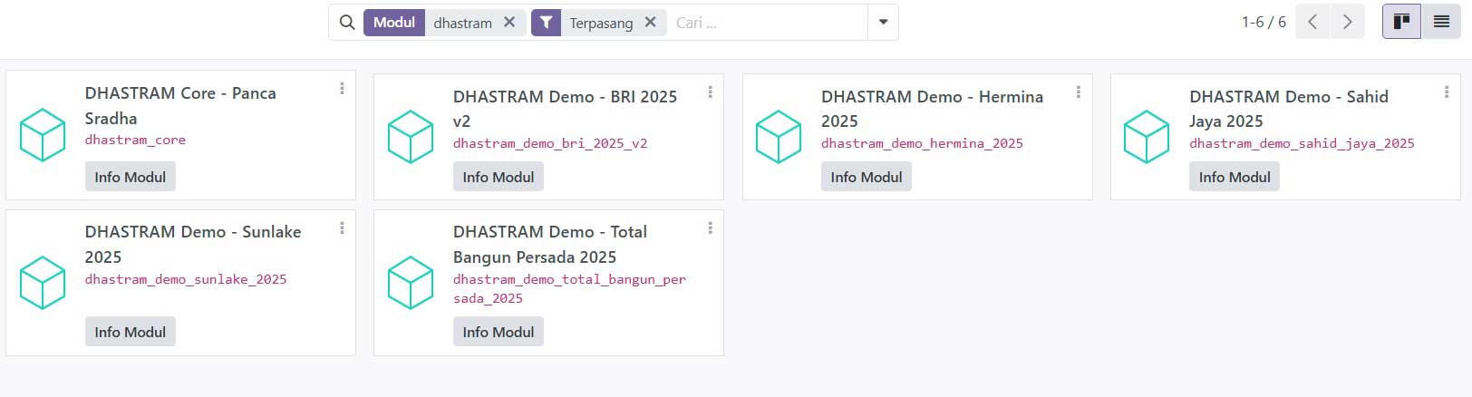 Instalasi Add-on DHASTRAM