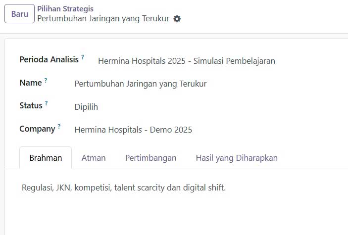 Form Strategic Choice DHASTRAM